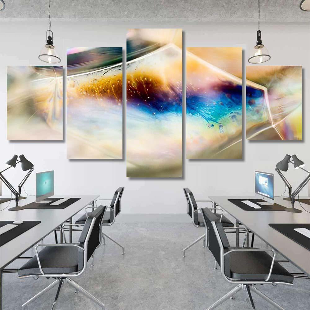 Psychedelic Abstract Planet Soap Bubble Light 37 Galaxy Sky and Space Multi Piece Panel Canvas Home Decor Housewarming Gift Ideas Poster Canvas Gallery Prints