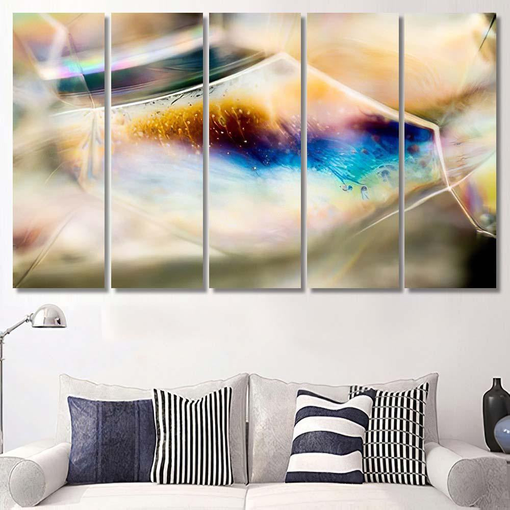 Psychedelic Abstract Planet Soap Bubble Light 37 Galaxy Sky and Space Multi Piece Panel Canvas Home Decor Housewarming Gift Ideas Poster Canvas Gallery Prints