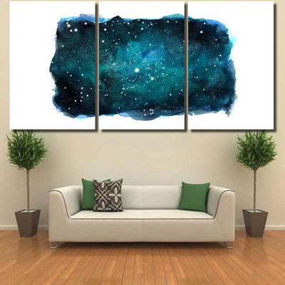 Night Sky Stars Isolated On White Galaxy Sky and Space Multi Piece Panel Canvas Home Decor Housewarming Gift Ideas Poster Canvas Gallery Prints