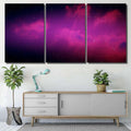 Retro Scifi Background Futuristic Landscape 80S 4 Galaxy Sky and Space Multi Piece Panel Canvas Home Decor Housewarming Gift Ideas Poster Canvas Gallery Prints