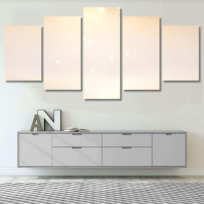 Glitter Vintage Lights Background Silver Gold 1 1 Galaxy Sky and Space Multi Piece Panel Canvas Home Decor Housewarming Gift Ideas Poster Canvas Gallery Prints
