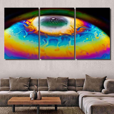 Psychedelic Abstract Planet Soap Bubble Light 6 Galaxy Sky and Space Multi Piece Panel Canvas Home Decor Housewarming Gift Ideas Poster Canvas Gallery Prints