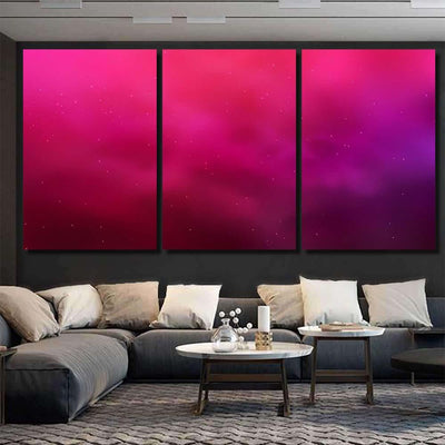 Light Purple Pink Vector Layout Cosmic Galaxy Sky and Space Multi Piece Panel Canvas Home Decor Housewarming Gift Ideas Poster Canvas Gallery Prints