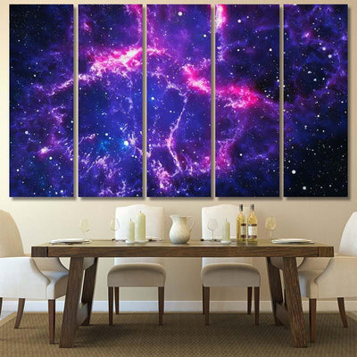 Planets Stars Galaxies Outer Space Showing 1 1 Galaxy Sky and Space Multi Piece Panel Canvas Home Decor Housewarming Gift Ideas Poster Canvas Gallery Prints