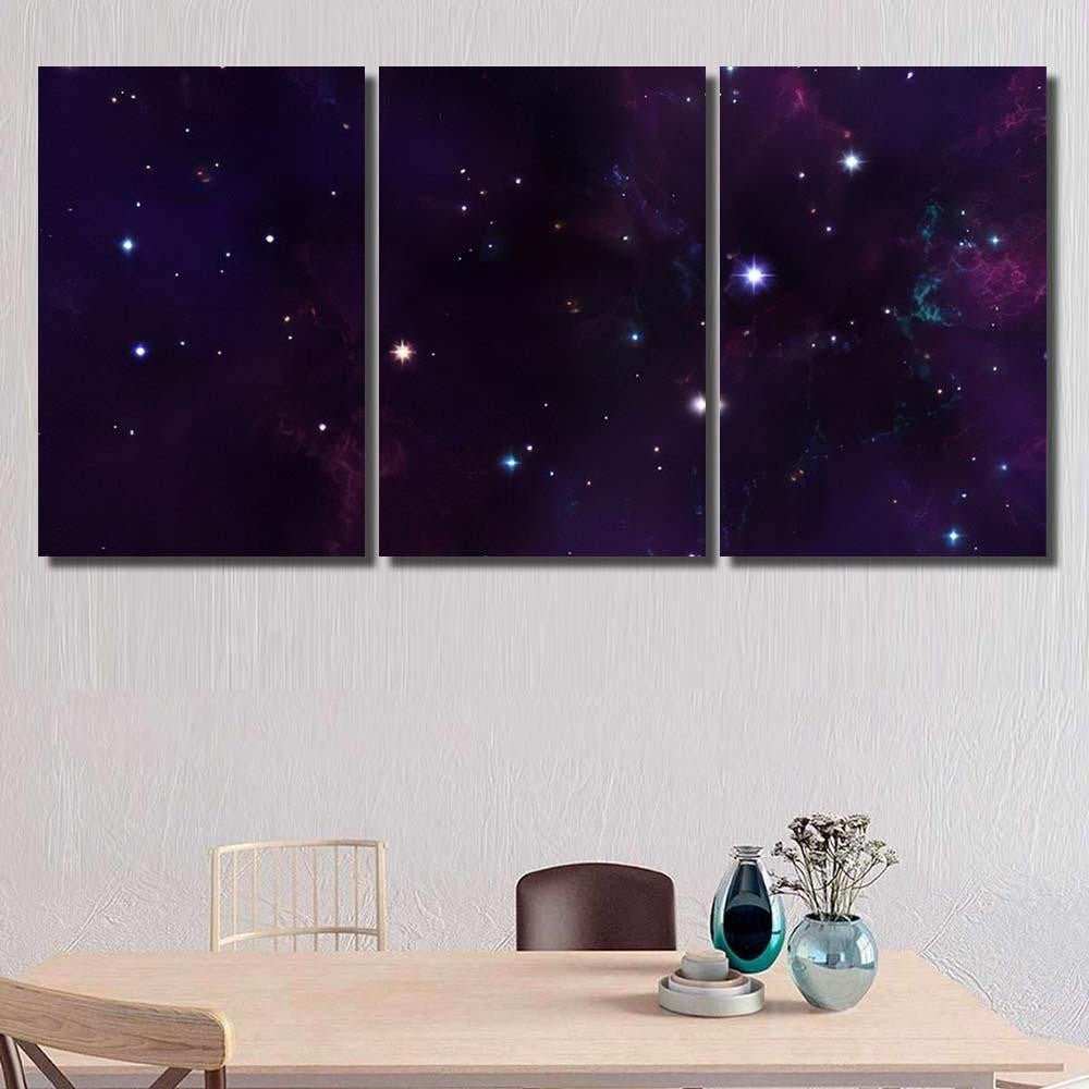 Space Background 87 Galaxy Sky and Space Multi Piece Panel Canvas Home Decor Housewarming Gift Ideas Poster Canvas Gallery Prints