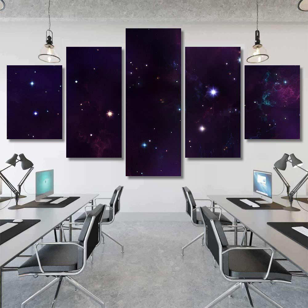 Space Background 87 Galaxy Sky and Space Multi Piece Panel Canvas Home Decor Housewarming Gift Ideas Poster Canvas Gallery Prints