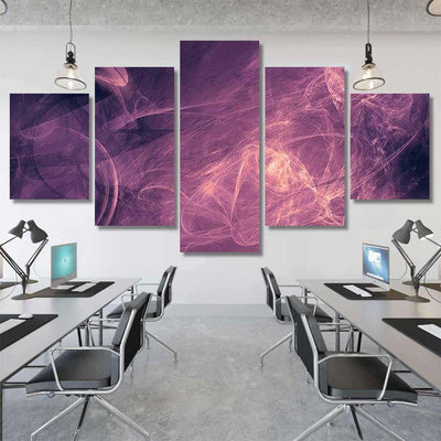 Purple Alien Space Dreams Composite Abstract Galaxy Sky and Space Multi Piece Panel Canvas Home Decor Housewarming Gift Ideas Poster Canvas Gallery Prints