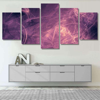 Purple Alien Space Dreams Composite Abstract Galaxy Sky and Space Multi Piece Panel Canvas Home Decor Housewarming Gift Ideas Poster Canvas Gallery Prints