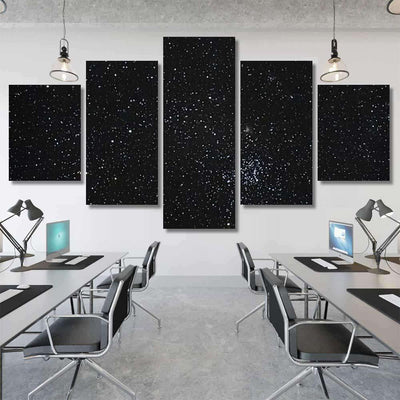 Open Stars Cluster Galaxy Sky and Space Multi Piece Panel Canvas Home Decor Housewarming Gift Ideas Poster Canvas Gallery Prints