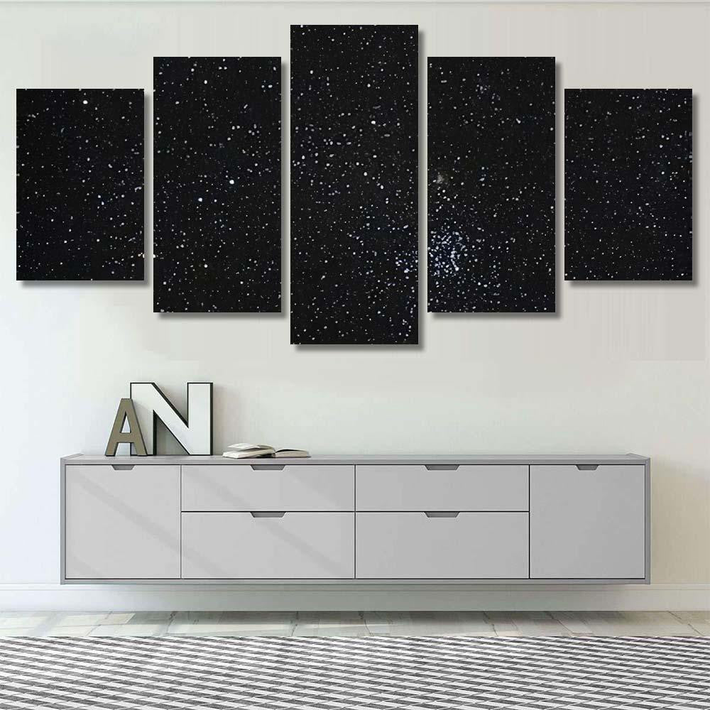 Open Stars Cluster Galaxy Sky and Space Multi Piece Panel Canvas Home Decor Housewarming Gift Ideas Poster Canvas Gallery Prints