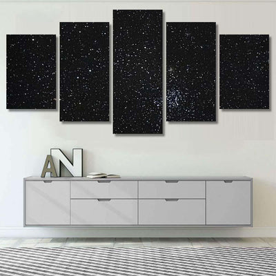 Open Stars Cluster Galaxy Sky and Space Multi Piece Panel Canvas Home Decor Housewarming Gift Ideas Poster Canvas Gallery Prints