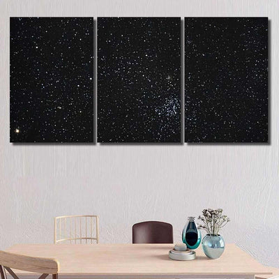 Open Stars Cluster Galaxy Sky and Space Multi Piece Panel Canvas Home Decor Housewarming Gift Ideas Poster Canvas Gallery Prints