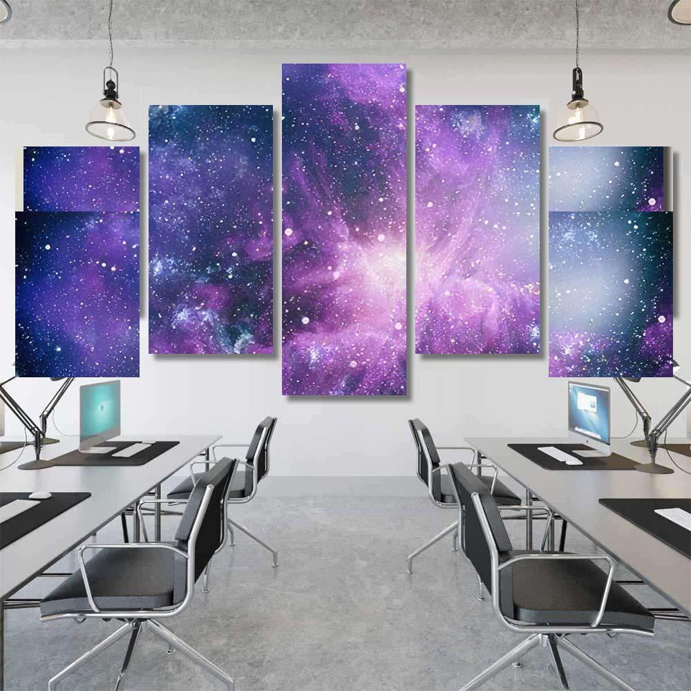 Nebula Galaxies Space Elements This Image 2 1 Galaxy Sky and Space Multi Piece Panel Canvas Home Decor Housewarming Gift Ideas Poster Canvas Gallery Prints
