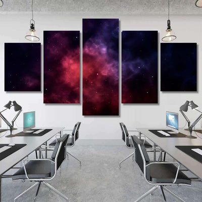 Space Background Fantastic Outer View Realistic 18 Galaxy Sky and Space Multi Piece Panel Canvas Home Decor Housewarming Gift Ideas Poster Canvas Gallery Prints