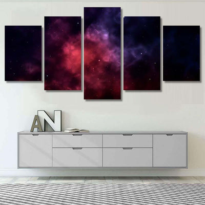 Space Background Fantastic Outer View Realistic 18 Galaxy Sky and Space Multi Piece Panel Canvas Home Decor Housewarming Gift Ideas Poster Canvas Gallery Prints