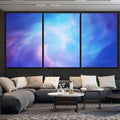 Light Pink Blue Vector Texture Milky Galaxy Sky and Space Multi Piece Panel Canvas Home Decor Housewarming Gift Ideas Poster Canvas Gallery Prints