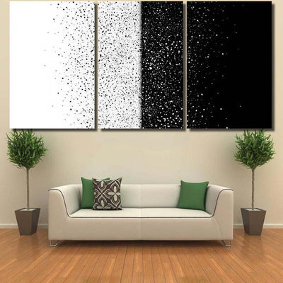 Stars Dust Scattered Glitter Galaxy Snow Galaxy Sky and Space Multi Piece Panel Canvas Home Decor Housewarming Gift Ideas Poster Canvas Gallery Prints