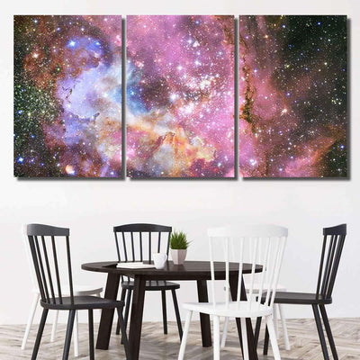 Landscape Star Clusters Beautiful Image Space 4 Galaxy Sky and Space Multi Piece Panel Canvas Home Decor Housewarming Gift Ideas Poster Canvas Gallery Prints