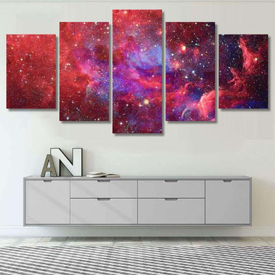 Nebula Galaxies Space Elements This Image 5 Galaxy Sky and Space Multi Piece Panel Canvas Home Decor Housewarming Gift Ideas Poster Canvas Gallery Prints