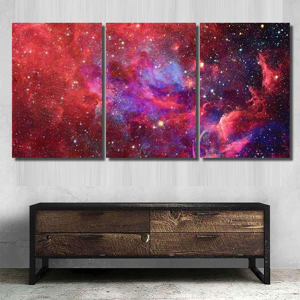 Nebula Galaxies Space Elements This Image 5 Galaxy Sky and Space Multi Piece Panel Canvas Home Decor Housewarming Gift Ideas Poster Canvas Gallery Prints