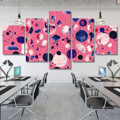 Hand Abstract Watercolor Galaxy Planets 8 Galaxy Sky and Space Multi Piece Panel Canvas Home Decor Housewarming Gift Ideas Poster Canvas Gallery Prints