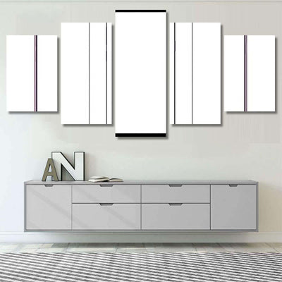Set Modern Frameless Smartphones Isolated On Galaxy Sky and Space Multi Piece Panel Canvas Home Decor Housewarming Gift Ideas Poster Canvas Gallery Prints