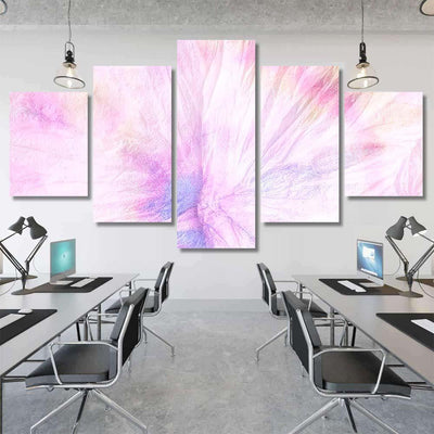 Psychedelic Tie Dye Closeup Pink Textile Galaxy Sky and Space Multi Piece Panel Canvas Home Decor Housewarming Gift Ideas Poster Canvas Gallery Prints