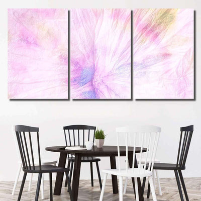 Psychedelic Tie Dye Closeup Pink Textile Galaxy Sky and Space Multi Piece Panel Canvas Home Decor Housewarming Gift Ideas Poster Canvas Gallery Prints