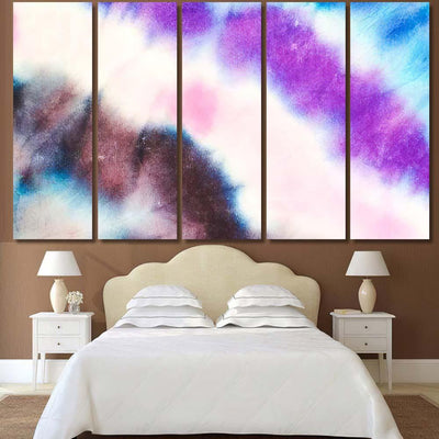 Mineral Watercolor Artistic Texture Print Geode Galaxy Sky and Space Multi Piece Panel Canvas Home Decor Housewarming Gift Ideas Poster Canvas Gallery Prints