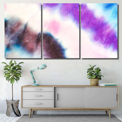 Mineral Watercolor Artistic Texture Print Geode Galaxy Sky and Space Multi Piece Panel Canvas Home Decor Housewarming Gift Ideas Poster Canvas Gallery Prints