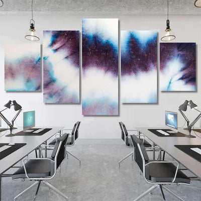 Striped Pattern Magic Aquarelle Tie Dye Galaxy Sky and Space Multi Piece Panel Canvas Home Decor Housewarming Gift Ideas Poster Canvas Gallery Prints