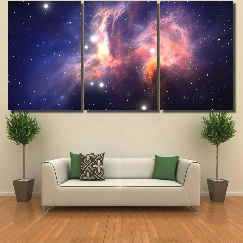 Space Nebul A20 Galaxy Sky and Space Multi Piece Panel Canvas Home Decor Housewarming Gift Ideas Poster Canvas Gallery Prints