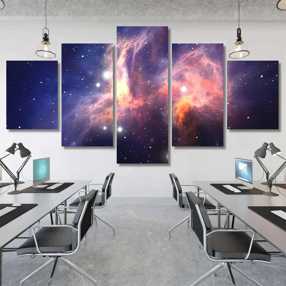 Space Nebul A20 Galaxy Sky and Space Multi Piece Panel Canvas Home Decor Housewarming Gift Ideas Poster Canvas Gallery Prints