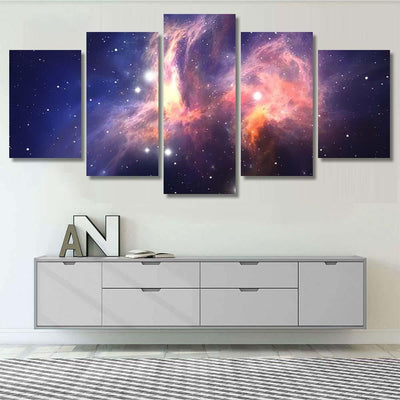Space Nebul A20 Galaxy Sky and Space Multi Piece Panel Canvas Home Decor Housewarming Gift Ideas Poster Canvas Gallery Prints
