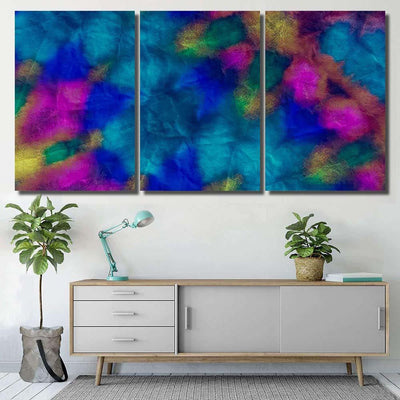 Neon Art Colorful Spray Artwork Cosmic Galaxy Sky and Space Multi Piece Panel Canvas Home Decor Housewarming Gift Ideas Poster Canvas Gallery Prints