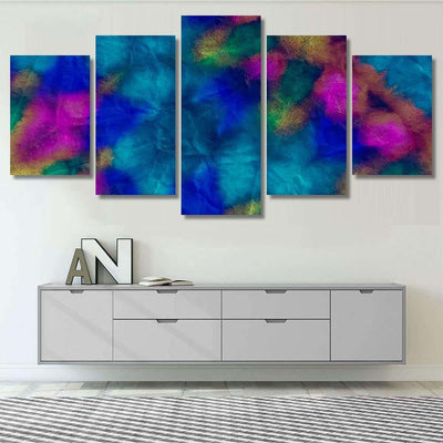 Neon Art Colorful Spray Artwork Cosmic Galaxy Sky and Space Multi Piece Panel Canvas Home Decor Housewarming Gift Ideas Poster Canvas Gallery Prints