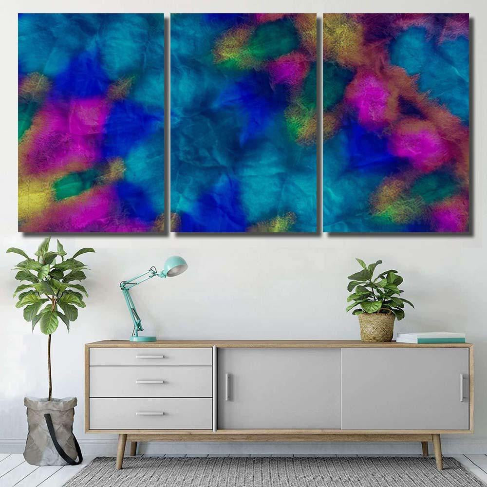 Neon Art Colorful Spray Artwork Cosmic Galaxy Sky and Space Multi Piece Panel Canvas Home Decor Housewarming Gift Ideas Poster Canvas Gallery Prints
