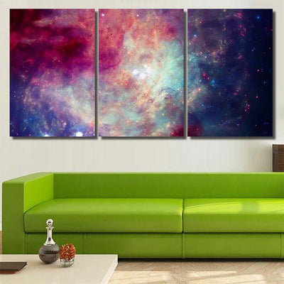 Incredibly Beautiful Galaxy Outer Space Black Galaxy Sky and Space Multi Piece Panel Canvas Home Decor Housewarming Gift Ideas Poster Canvas Gallery Prints