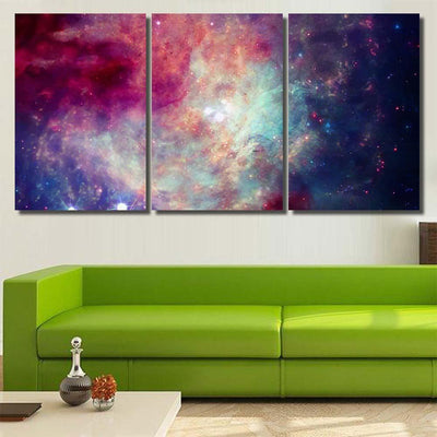 Incredibly Beautiful Galaxy Outer Space Black Galaxy Sky and Space Multi Piece Panel Canvas Home Decor Housewarming Gift Ideas Poster Canvas Gallery Prints