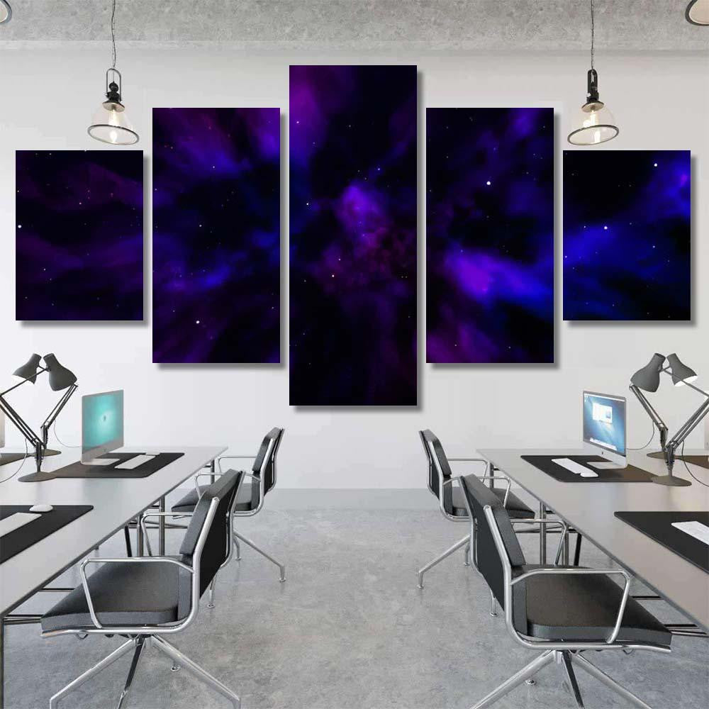 Space Background Fantastic Outer View Realistic 9 1 Galaxy Sky and Space Multi Piece Panel Canvas Home Decor Housewarming Gift Ideas Poster Canvas Gallery Prints