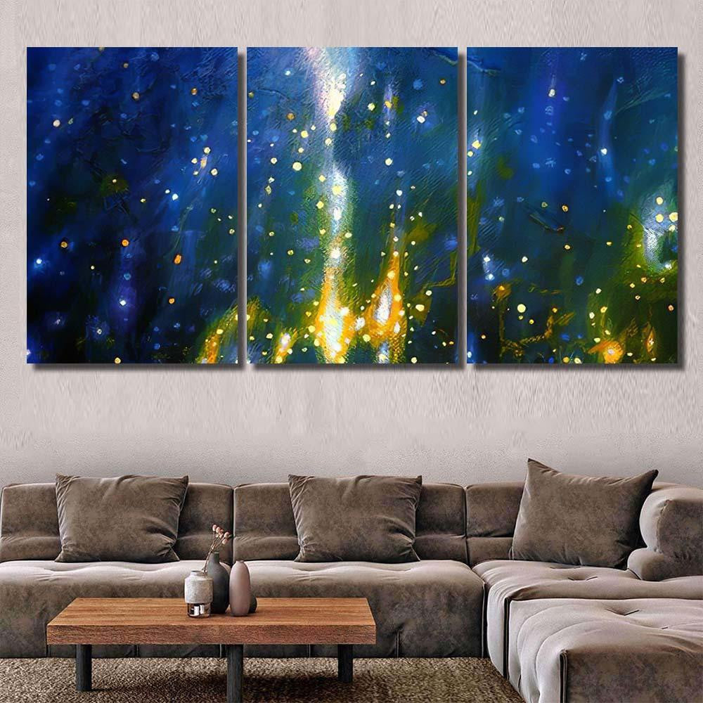 Galaxy Space Abstract Background Galaxy Sky and Space Multi Piece Panel Canvas Home Decor Housewarming Gift Ideas Poster Canvas Gallery Prints