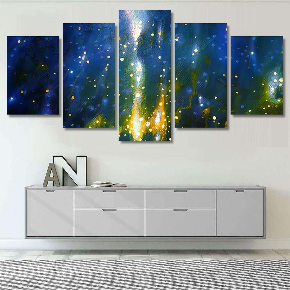Galaxy Space Abstract Background Galaxy Sky and Space Multi Piece Panel Canvas Home Decor Housewarming Gift Ideas Poster Canvas Gallery Prints