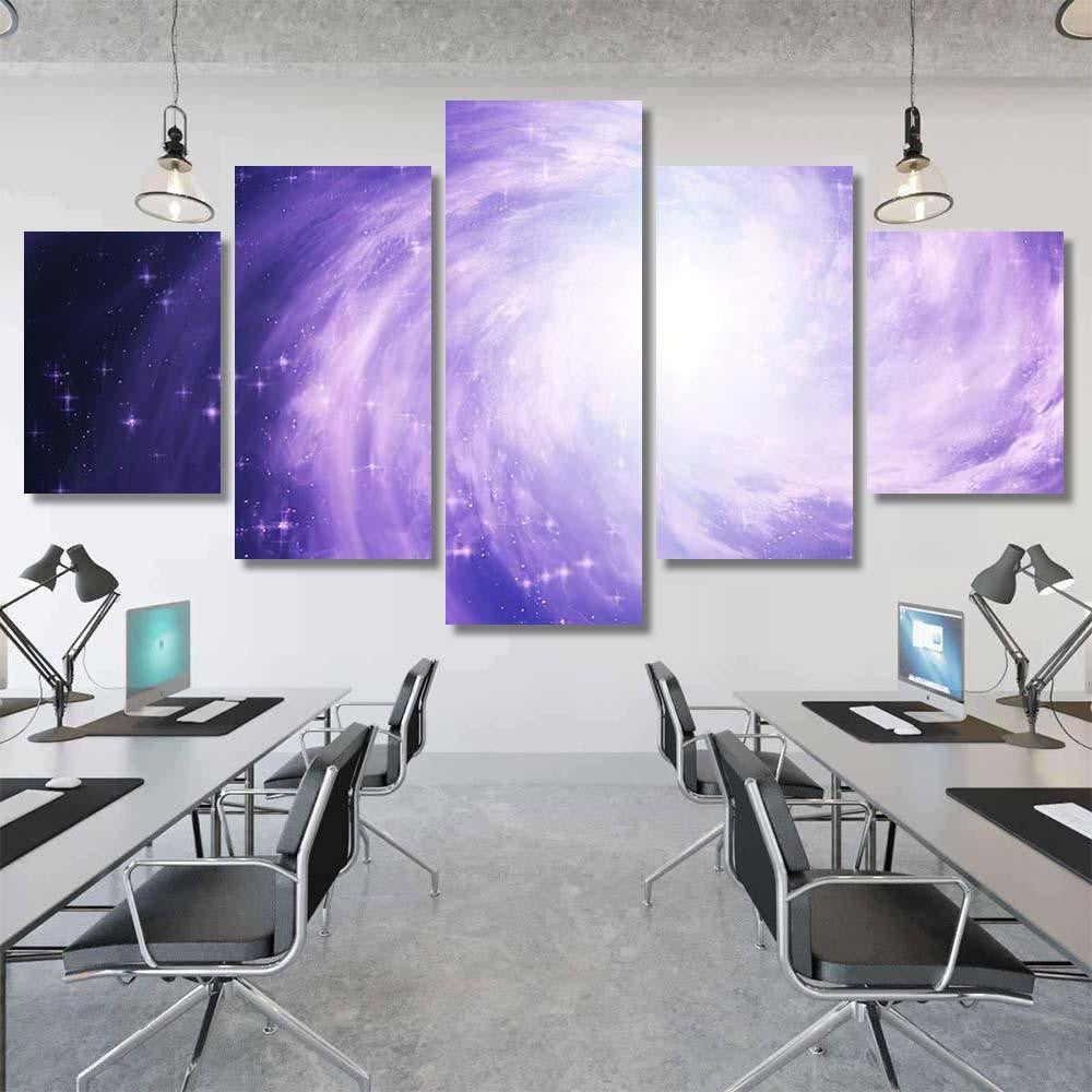Magical Cosmos Wormhole Elements This Image Galaxy Sky and Space Multi Piece Panel Canvas Home Decor Housewarming Gift Ideas Poster Canvas Gallery Prints