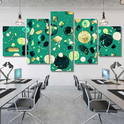 Hand Abstract Watercolor Galaxy Planets 14 Galaxy Sky and Space Multi Piece Panel Canvas Home Decor Housewarming Gift Ideas Poster Canvas Gallery Prints