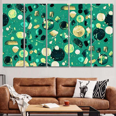 Hand Abstract Watercolor Galaxy Planets 14 Galaxy Sky and Space Multi Piece Panel Canvas Home Decor Housewarming Gift Ideas Poster Canvas Gallery Prints