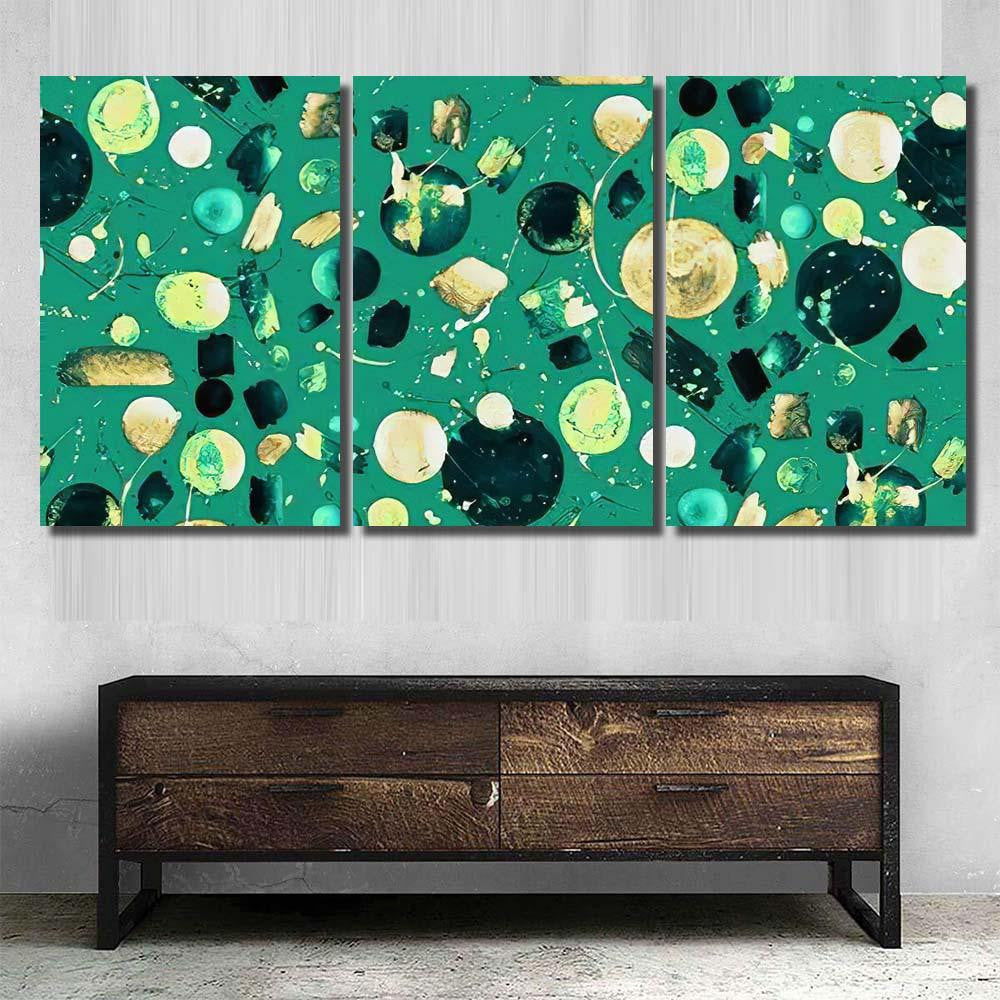 Hand Abstract Watercolor Galaxy Planets 14 Galaxy Sky and Space Multi Piece Panel Canvas Home Decor Housewarming Gift Ideas Poster Canvas Gallery Prints