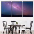 Star Astronomy Milky Way Galaxy Long Galaxy Sky and Space Multi Piece Panel Canvas Home Decor Housewarming Gift Ideas Poster Canvas Gallery Prints
