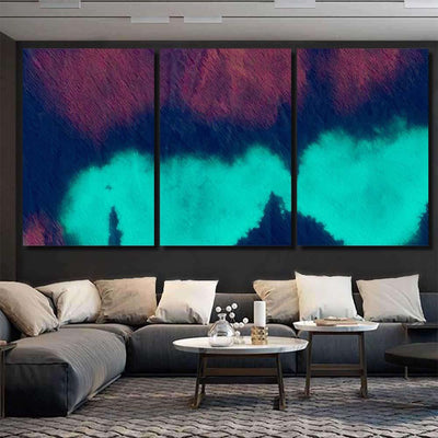 Neon Art Astronomy Colors Cosmic Realistic Galaxy Sky and Space Multi Piece Panel Canvas Home Decor Housewarming Gift Ideas Poster Canvas Gallery Prints