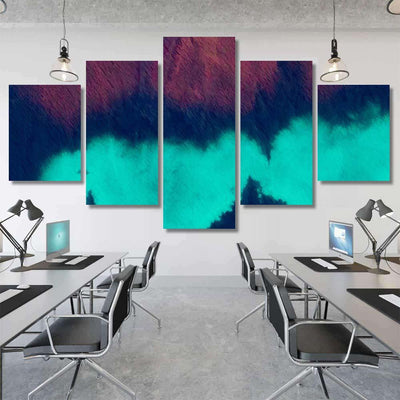 Neon Art Astronomy Colors Cosmic Realistic Galaxy Sky and Space Multi Piece Panel Canvas Home Decor Housewarming Gift Ideas Poster Canvas Gallery Prints