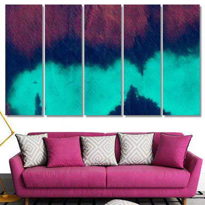Neon Art Astronomy Colors Cosmic Realistic Galaxy Sky and Space Multi Piece Panel Canvas Home Decor Housewarming Gift Ideas Poster Canvas Gallery Prints